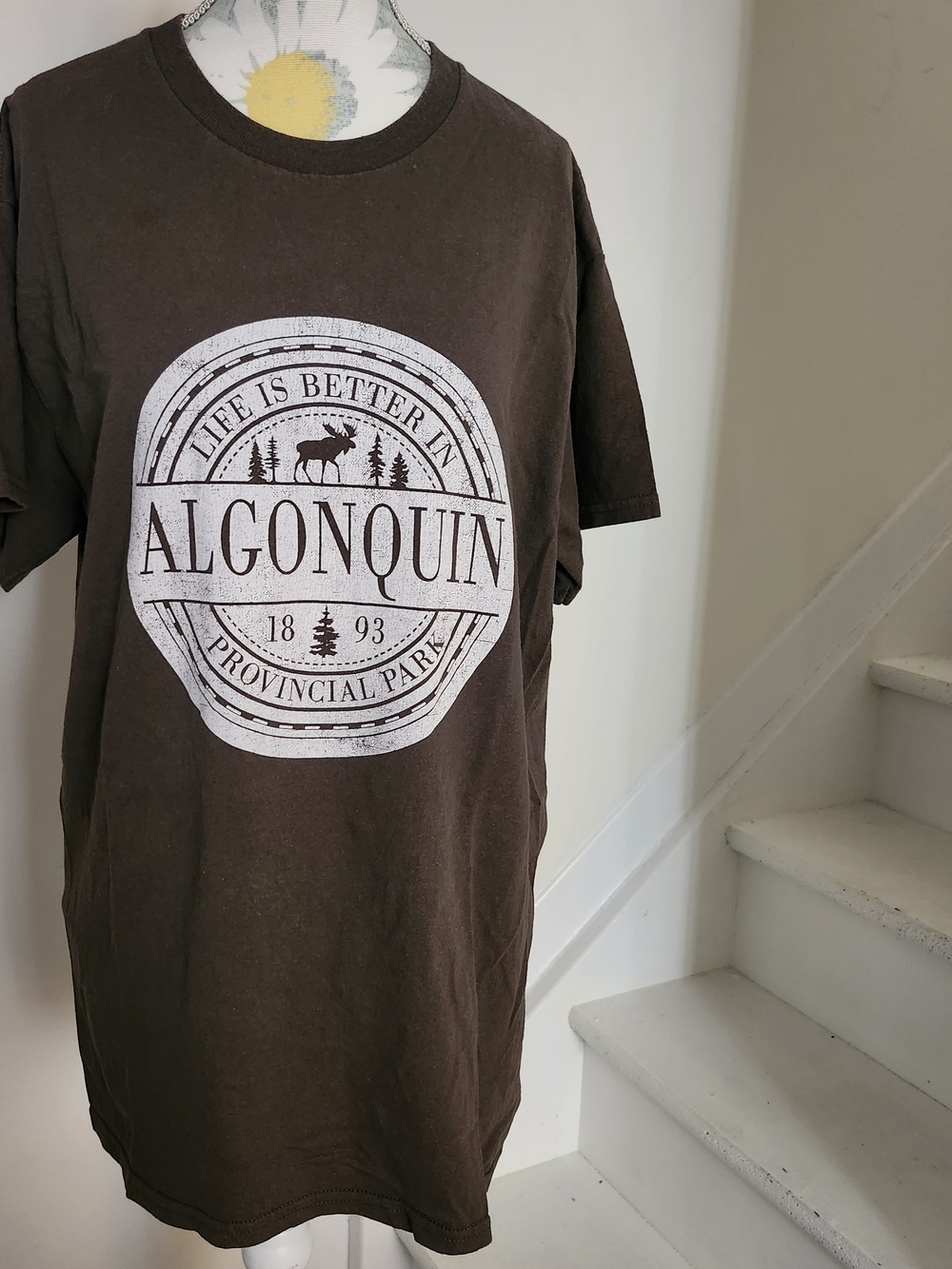 Brown Graphic T-Shirt - Provincial Park Logo
